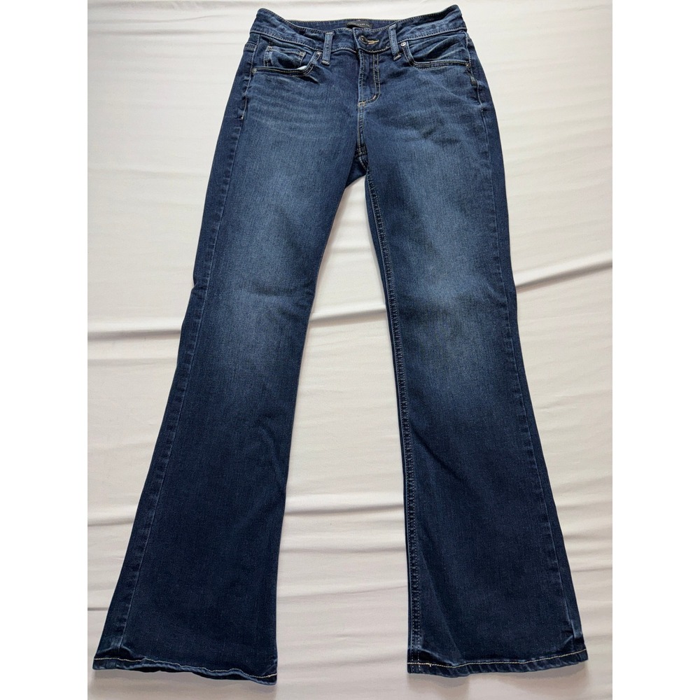 Silver Jeans Co Suki Mid Rise Bootcut Dark Wash Denim Jeans W28 L31 L93719EDB462